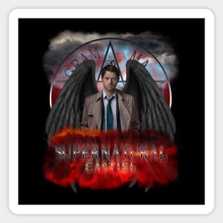 Castiel Angel Wings 2 Sticker